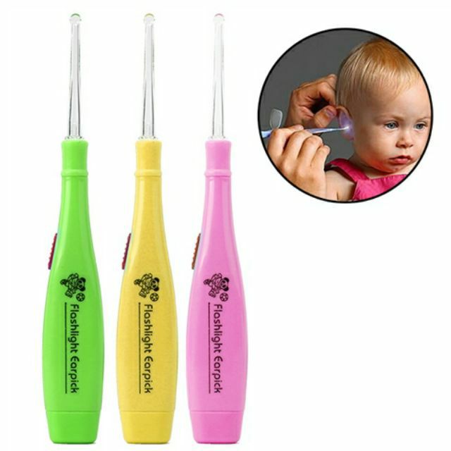Dụng cụ lấy ráy tai có đèn 3 in 1 Có Hộp Loại Tốt