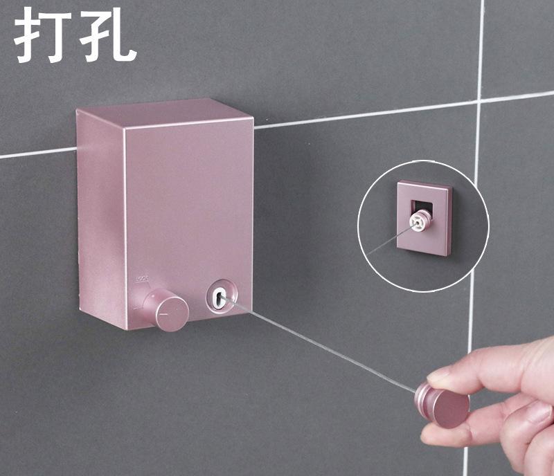 Dây Phơi Quần Áo Vô Hình Thông Minh - Invisible Clothesline Artifact - Dây Phơi Rút Gọn trend