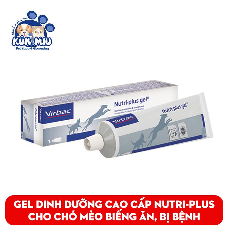 Gel dinh dưỡng cho chó mèo virbac nutri plus bổ sung dinh dưỡng, năng lượng cho chó mèo