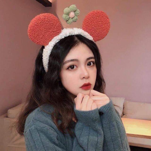 Băng đô -bờm tóc hoa mai dễ thương