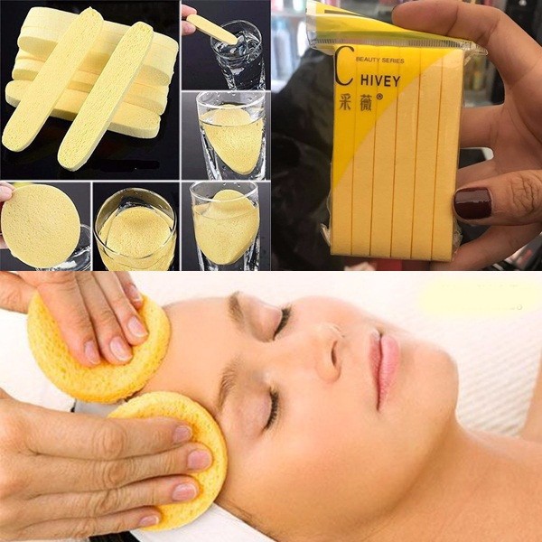 Bông nở rửa mặt bọt biển