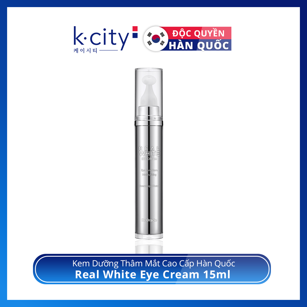 Kem Giảm Thâm và Làm Mờ Nếp Nhăn Vùng Mắt Real White Eye Cream 15ml
