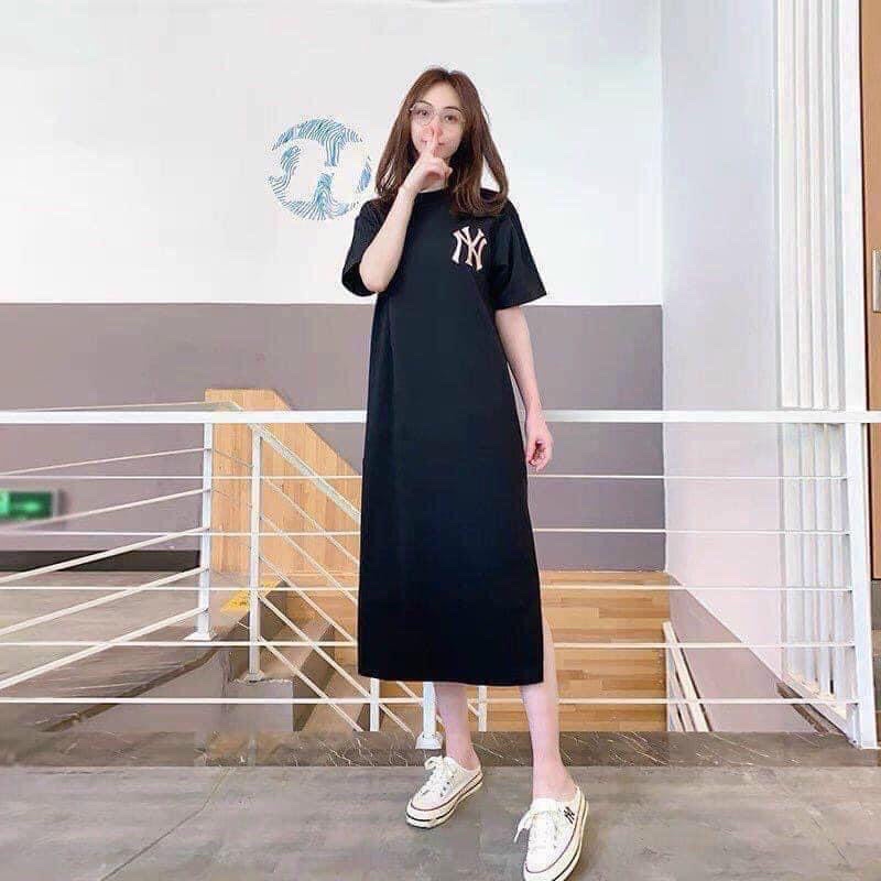 Váy suông xẻ sườn