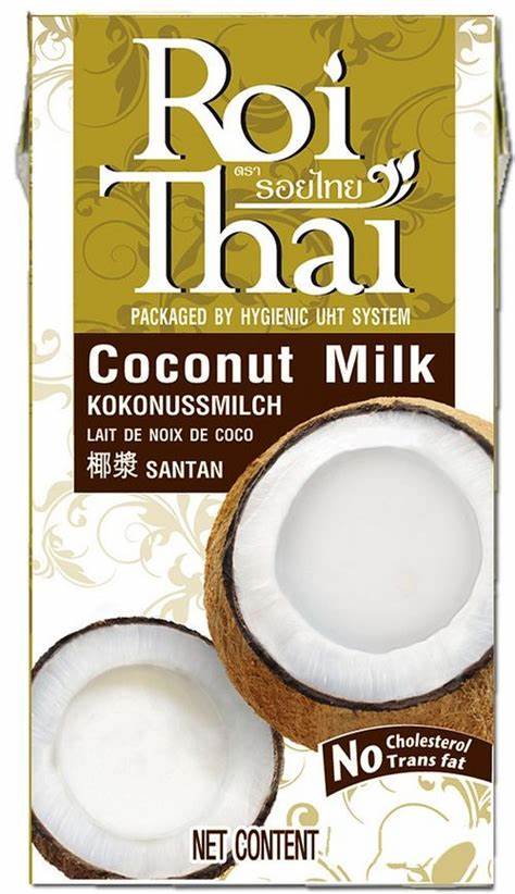 Nước cốt dừa nguyên chất coconut milk thái lan roi thai 500ml