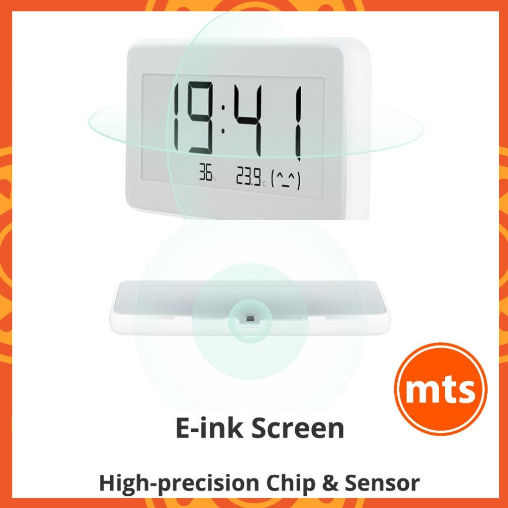 Đồng hồ tích hợp nhiệt độ và độ ẩm Xiaomi thông minh Màn Hình E-Ink - Minh Tín Shop