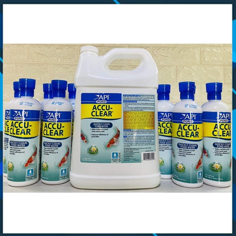 Api® pond accu-clear: dung dịch làm trong sạch nước bể cá tức thì