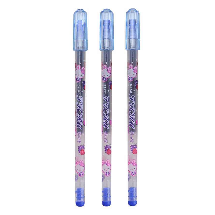Vỉ 3 cây viết nước jtoru - xanh ______ kích thước 6 x 20 cm