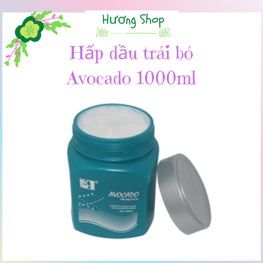 Hấp dầu trái bơ xanh Lk AVOCADO chiếc xuất trái bơ giúp tóc mền mượt bổ sung dưỡng chất loại bỏ tóc khô chẻ ngọn 1000ml