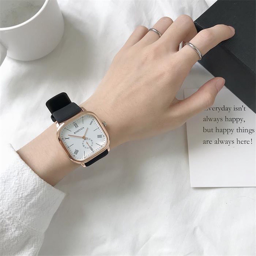 Đồng hồ nam nữ dây da
