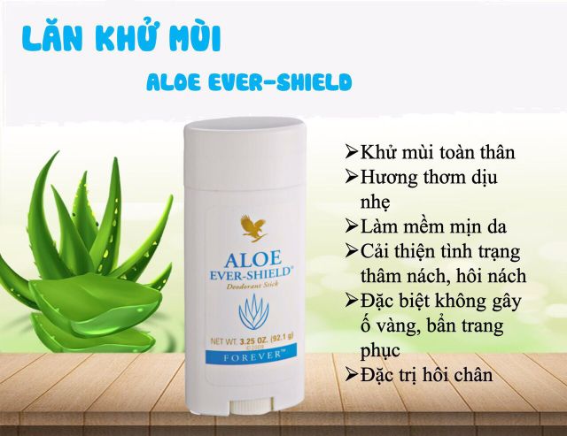Sáp khử mùi lô hội 067 flp forever mỹ aloe ever-shield