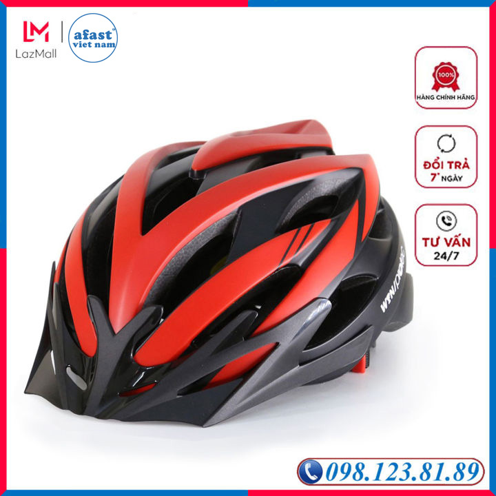 Mũ bảo hiểm xe đạp thể thao cá tính, nón bảo hiểm xe đạp thời trang cao cấp Protec Win 033 - AFAST VIỆT NAM