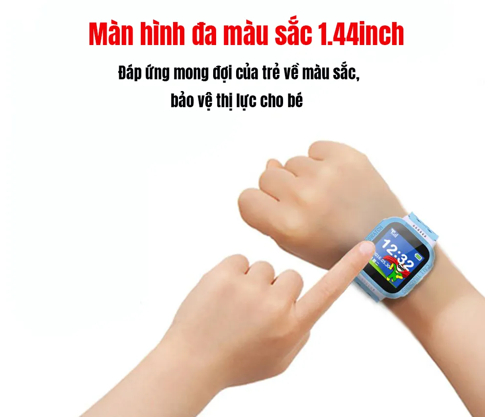 Đồng hồ định vị cảm ứng Y7 dùng sim, hỗ trợ nghe gọi, xác định vị trí bé, thiết kế thời trang cá tính hiện đại dành cho bé 3