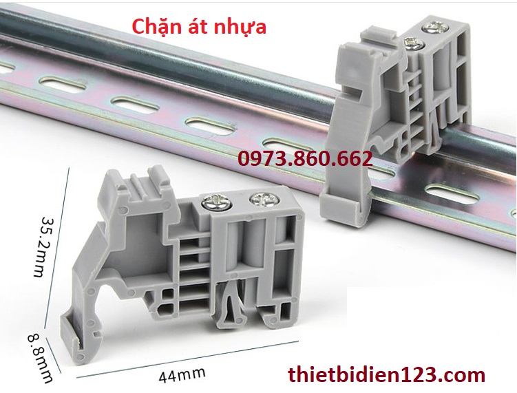 Thanh ray nhôm cài át - Thanh DIN nhôm cài aptomat
