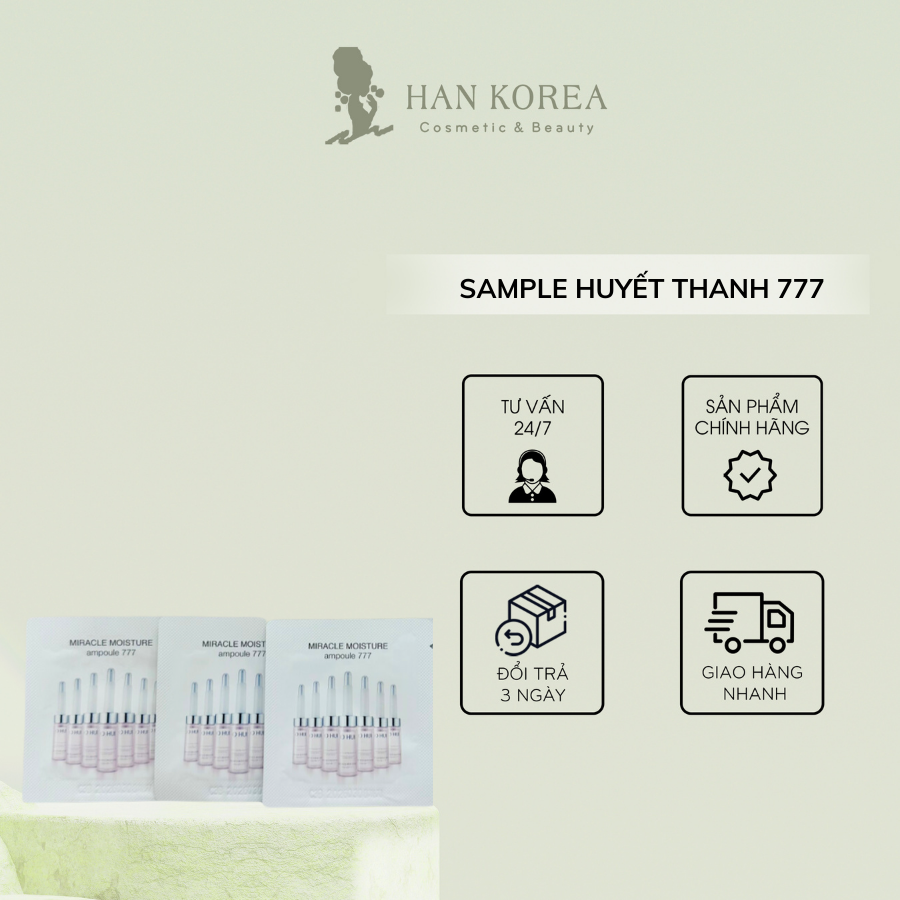 Tinh chất huyết thanh 777 ohui căng bóng, se khít lỗ chân lông - mỹ phẩm hàn quốc chính hãng