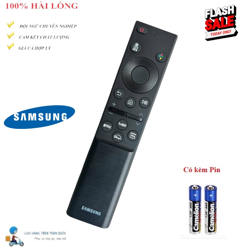 [Indonesian Products]Remote Control for Normal Samsung Qled Tvs with Vieon Button High Quality Products Free Batteries