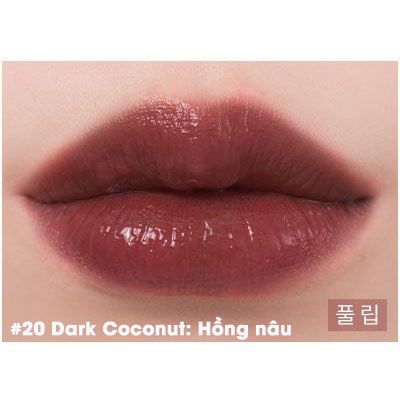 Son Tint Bóng, Siêu Lì, Căng Mọng Môi Hàn Quốc Romand Juicy Lasting Tint 5.5g (12 Đỏ Cherry, 13 Nâu Gạch)