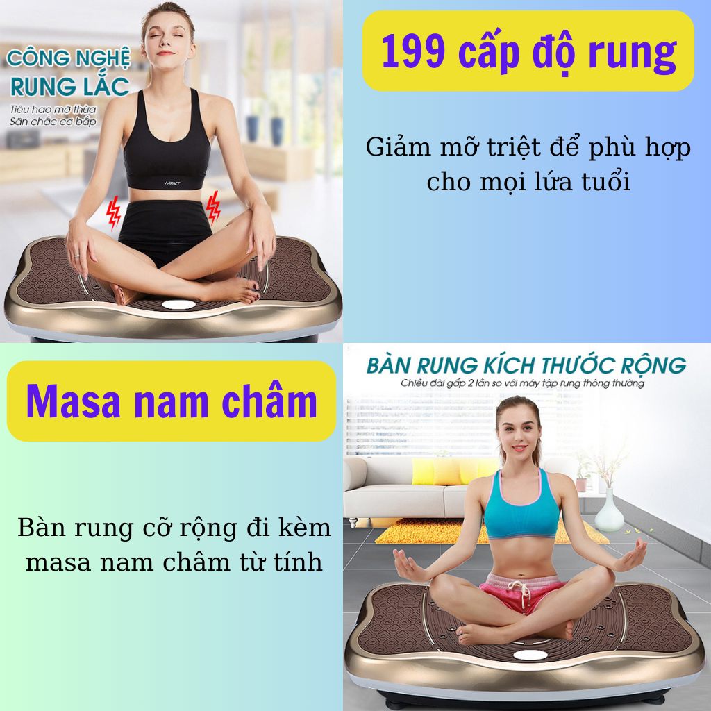 Bục đứng rung body dùng trong tập thể thao, dùng điện 220v-240v-200w, hiệu pro max 120 pro max, dt, fr-18. mới 100%