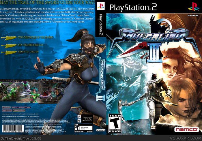 Dvd game ps2 soulcalibur 3