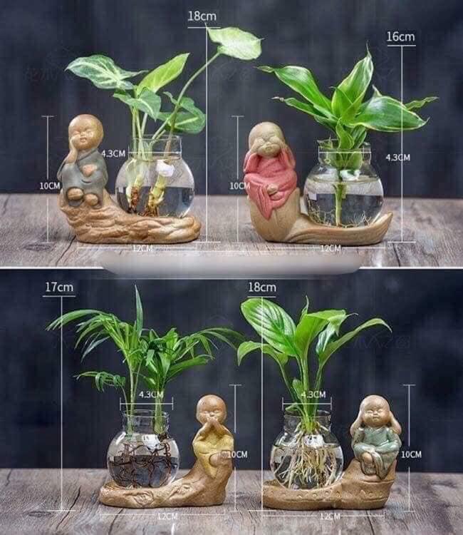 Bộ tượng 4 không kèm bình cắm hoa