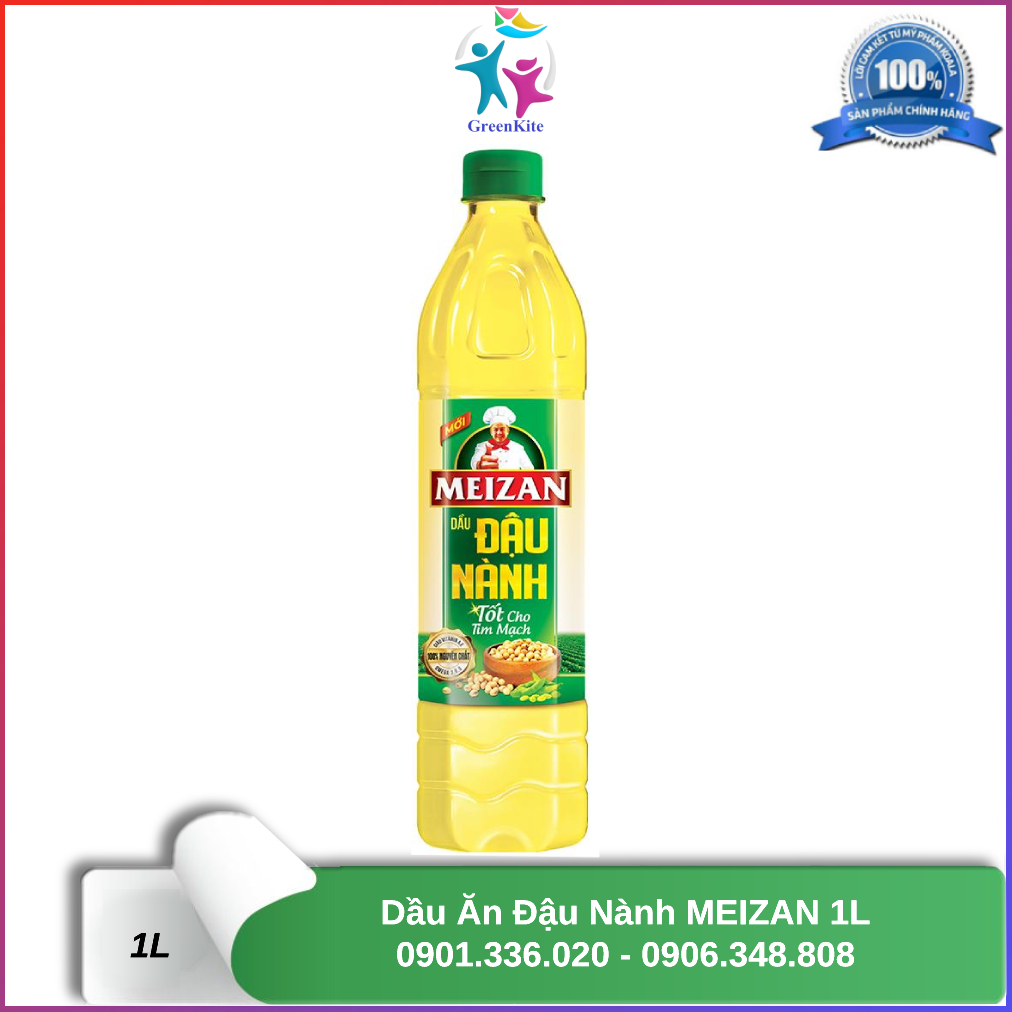 Dầu ăn đậu nành meizan 1l