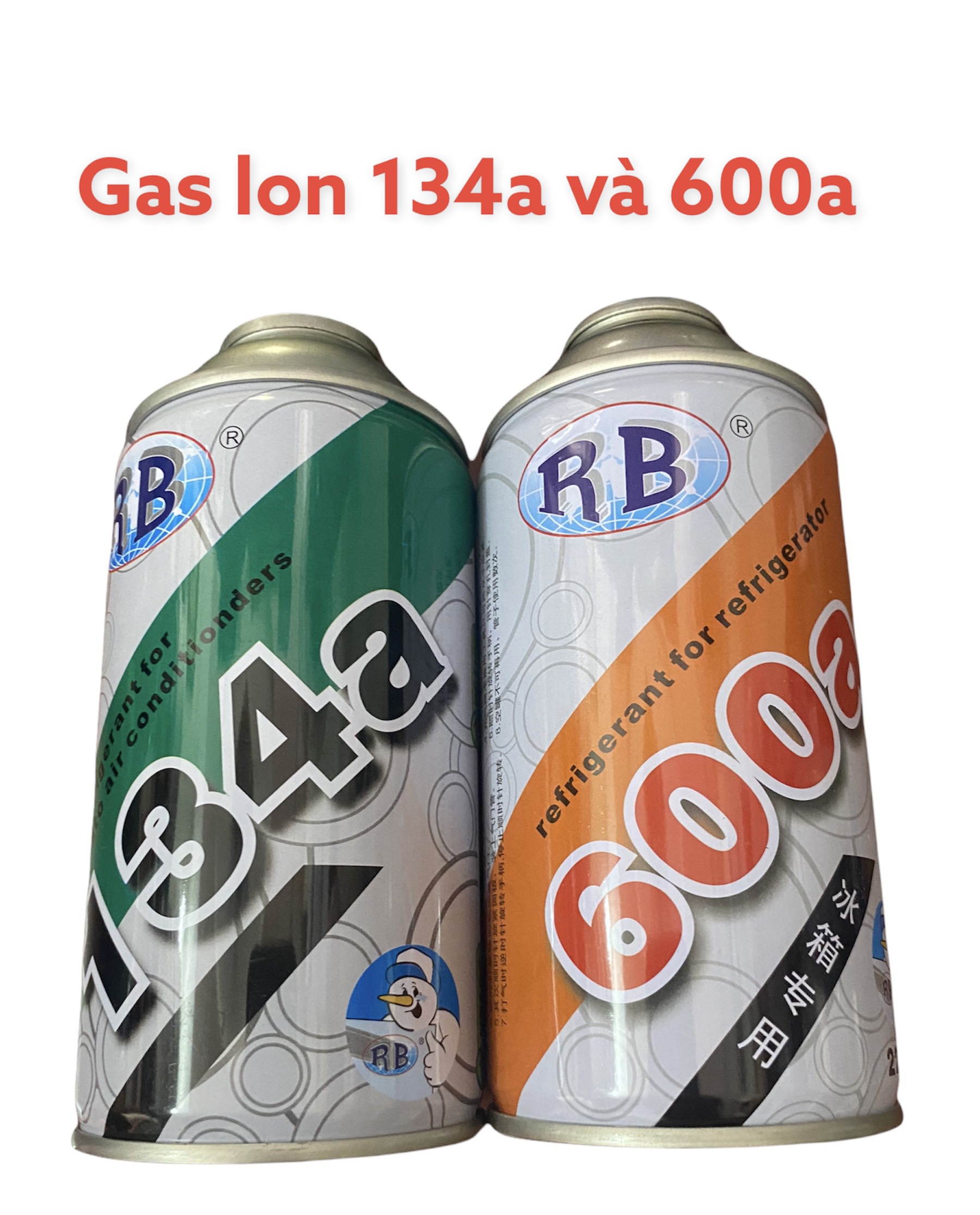 Gas lon cho tủ lạnh 134a và 600a