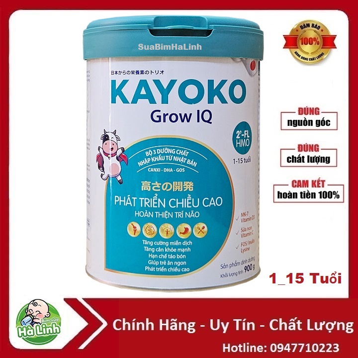 Sữa Nhật Kayoko Grow IQ 900g (Date Mới nhất)