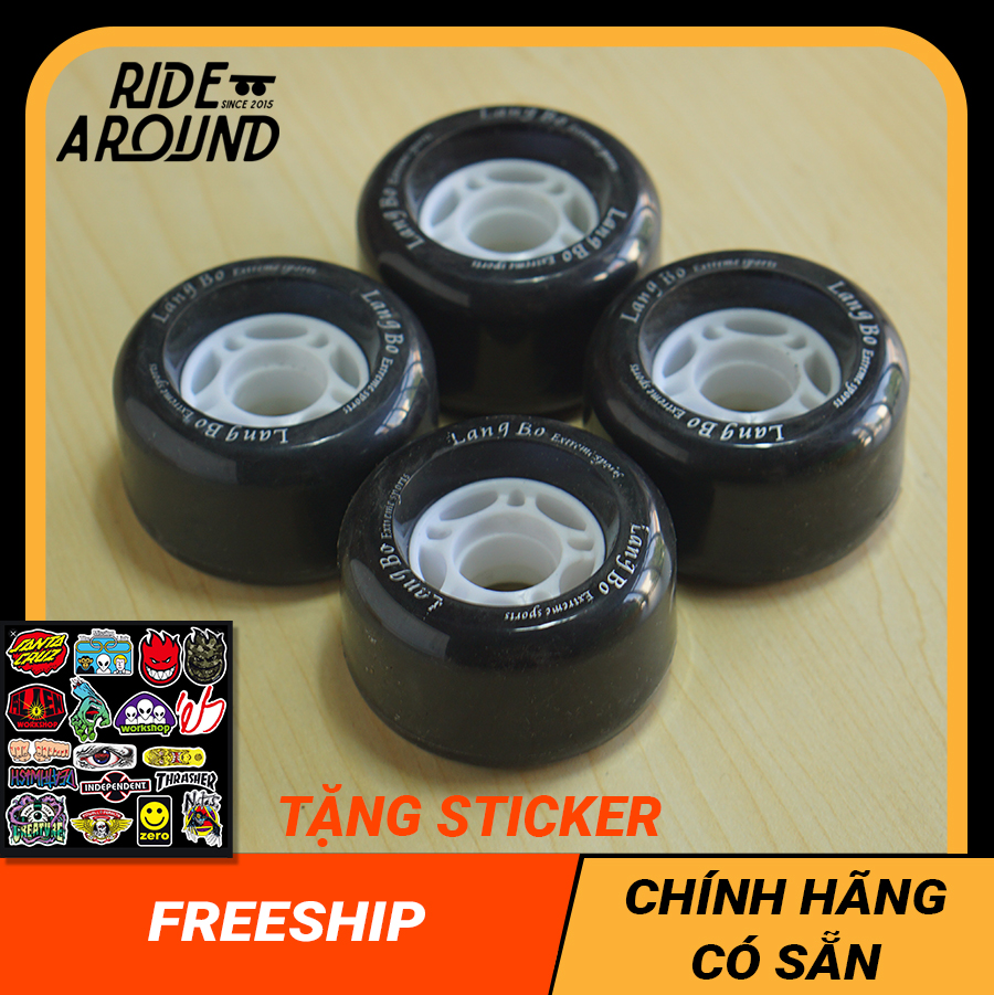 [HCM]Bánh xe Freeline Skate Langbo - Một bộ 4 bánh - tháo lắp đơn giản