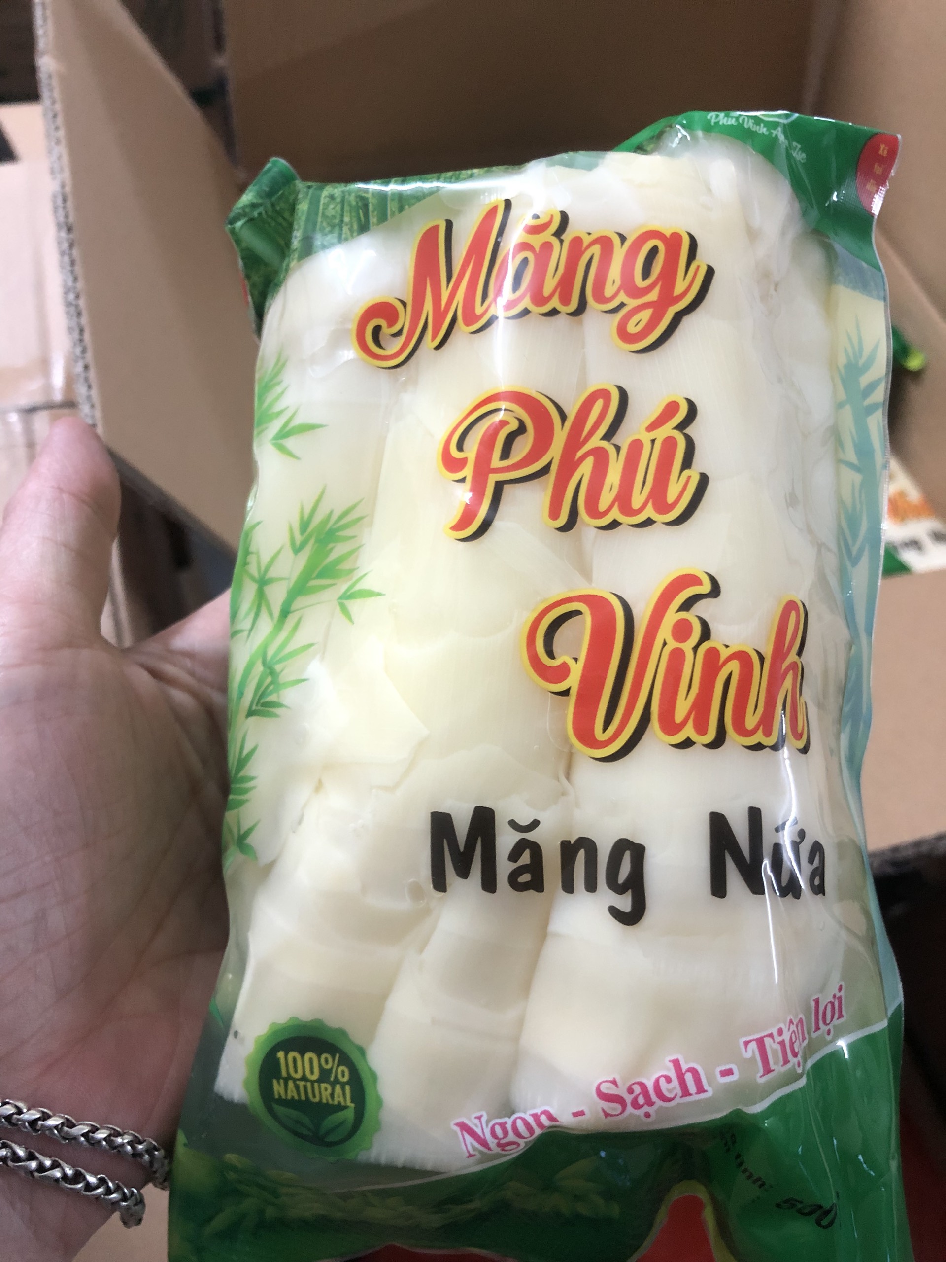 Măng nứa 500g (Măng lá tươi 500g măng/ 1 bịch)