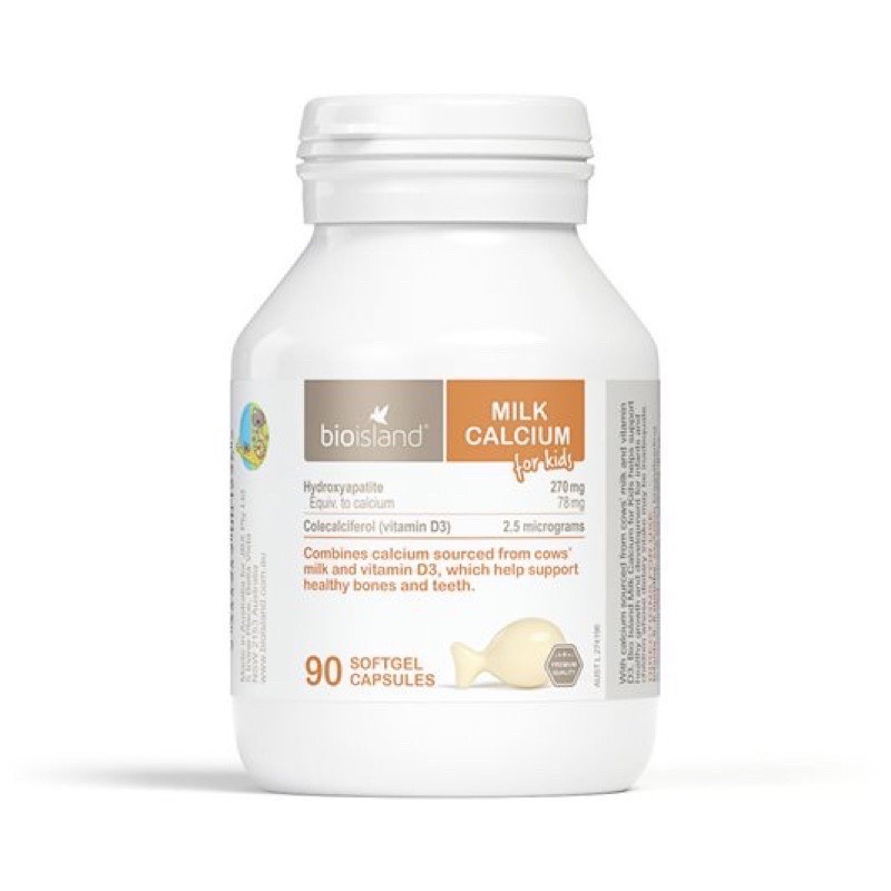 Bioisland Canxi Milk Viên Canxi Sữa - 90 viên