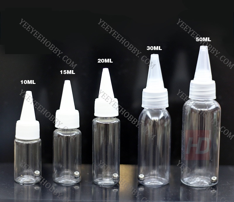 Dụng cụ sơn - Chai lọ dùng để pha và lưu trữ sơn nắp rời