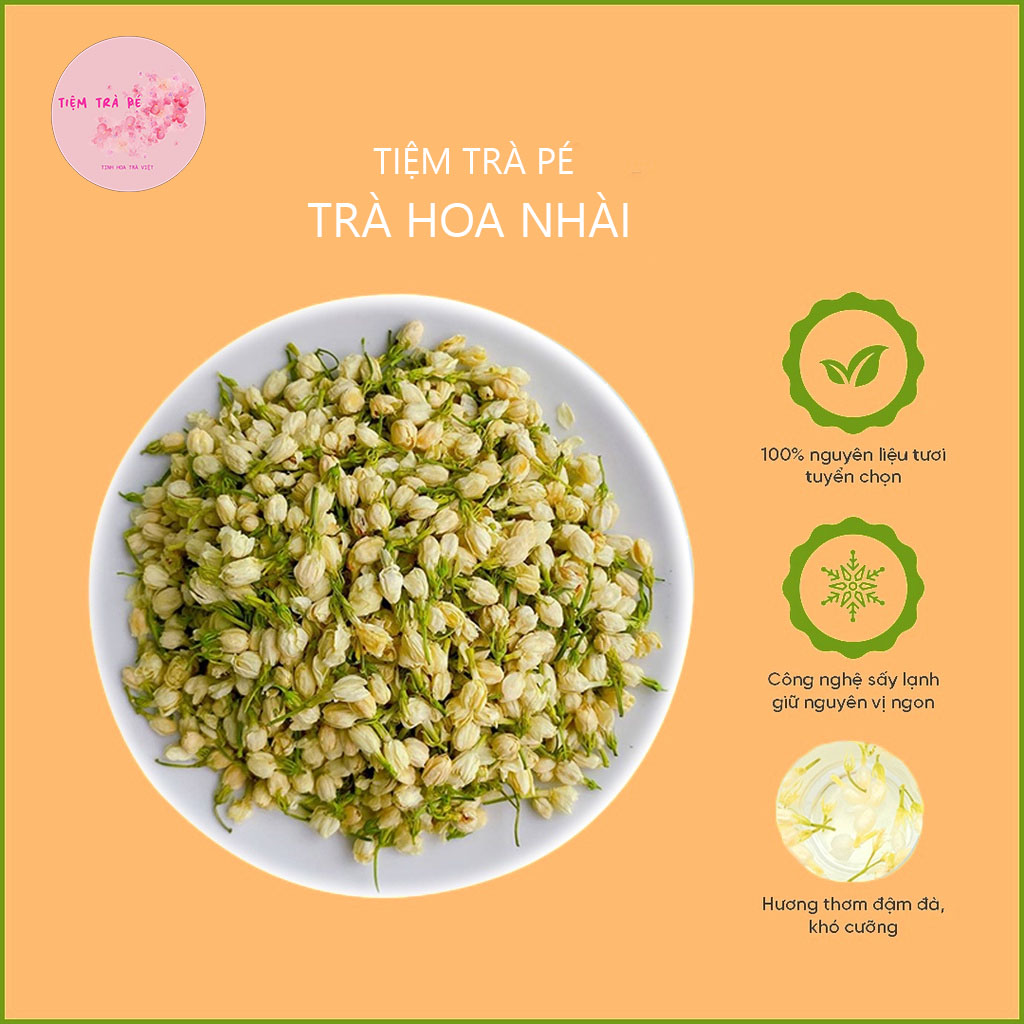 Trà hoa nhài sấy khô thơm ngon