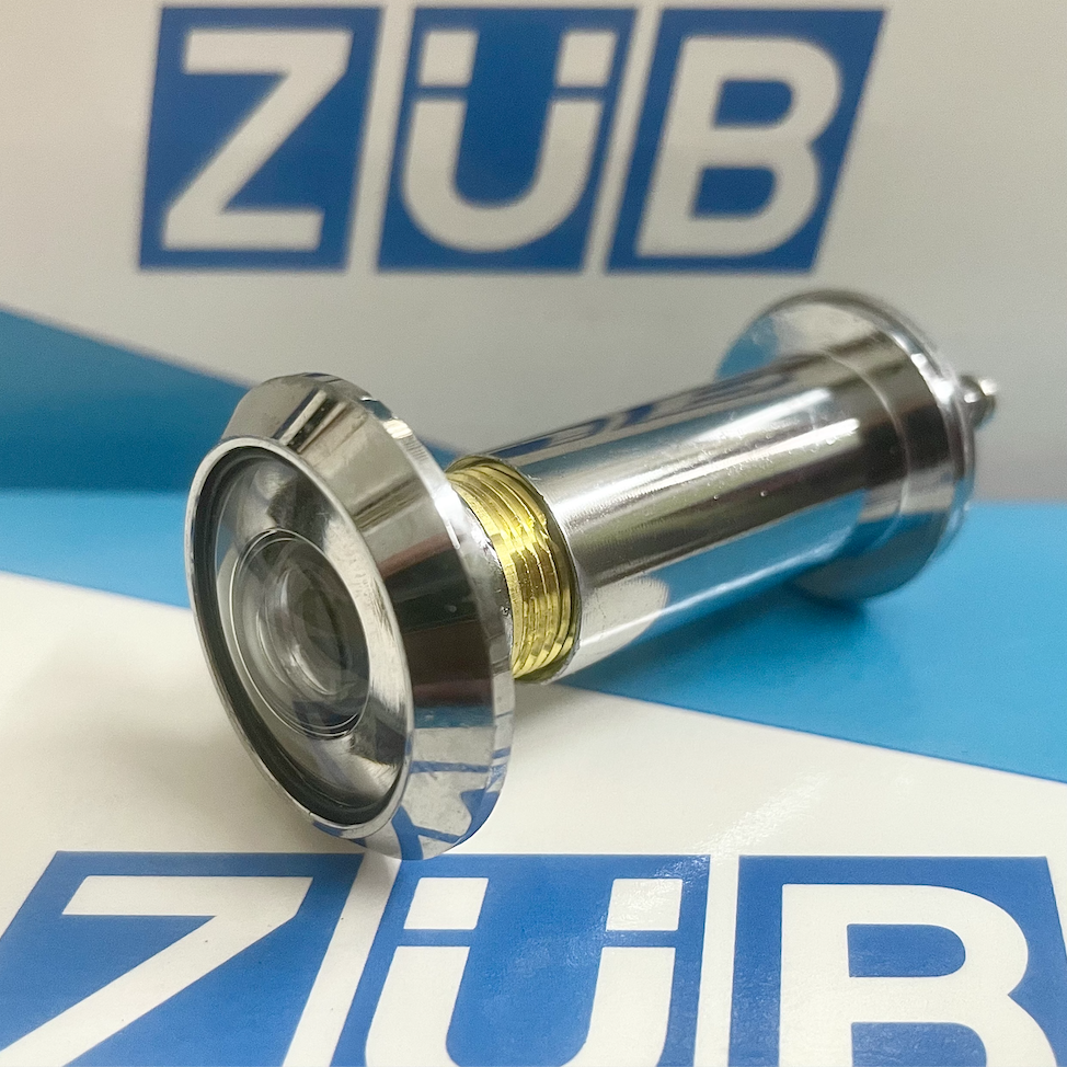 Mắt thần gắn cửa dùng cho cửa sắt, nhôm, gỗ, nhựa. Lỗ nhòm cửa ZUB góc nhìn rộng