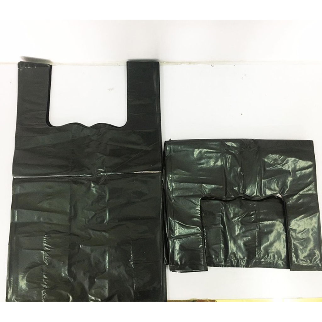 1Kg Túi Nilon Đen Bóng Đựng Rác, Đóng Hàng Đủ Size