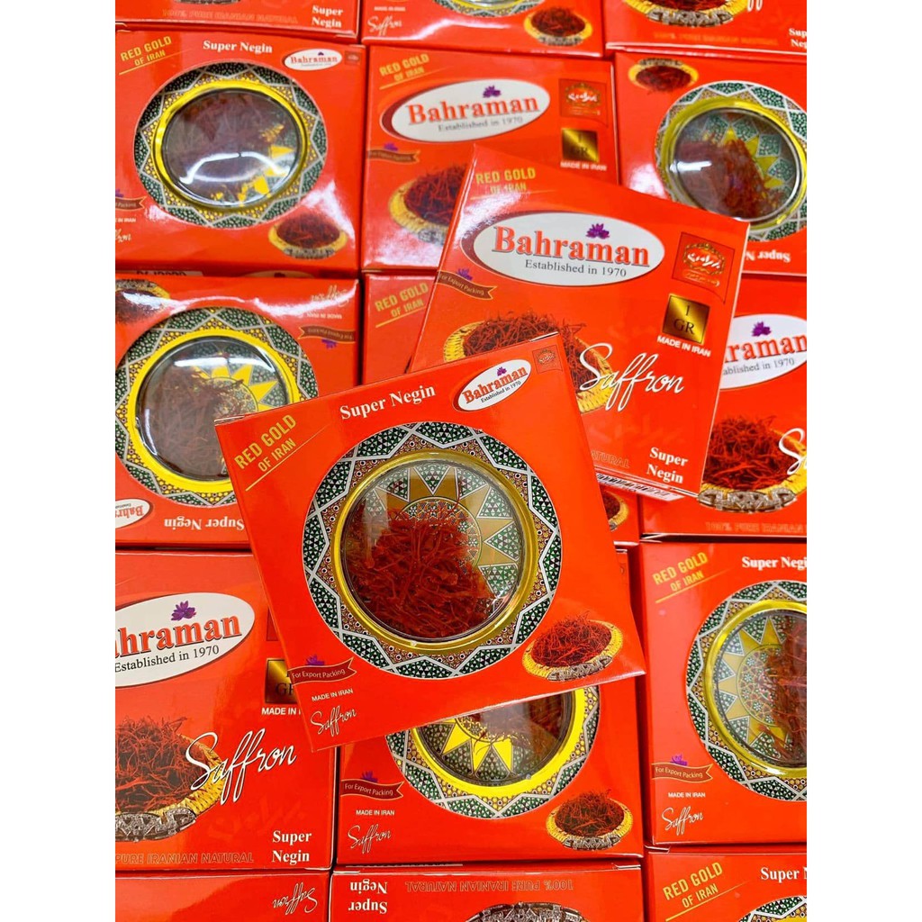 Nhụy Hoa Nghệ Tây saffron Iran hiệu Bahraman
