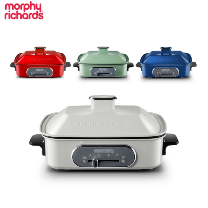 Bộ nồi lẩu nướng đa năng cao cấp thương hiệu Morphy Richards MR9088 công suất 1400W - BẢO HÀNH 12 THÁNG
