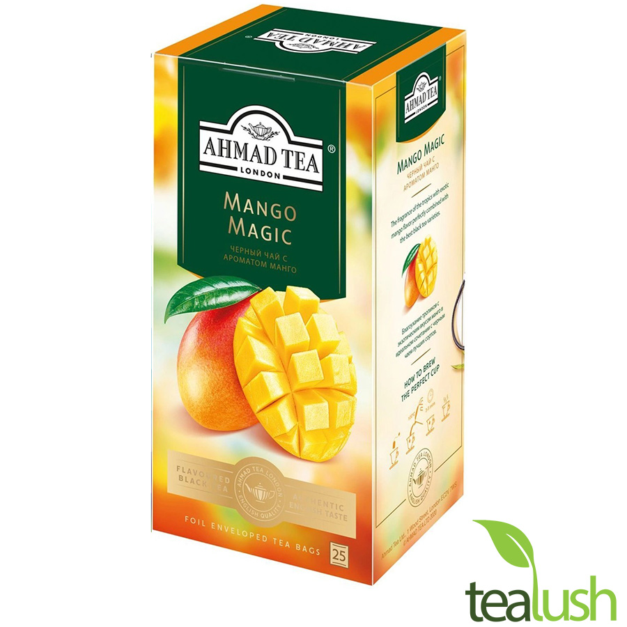 Trà Ahmad Tea Mango Magic – Trà đen hương vị xoài 25 gói x 2g