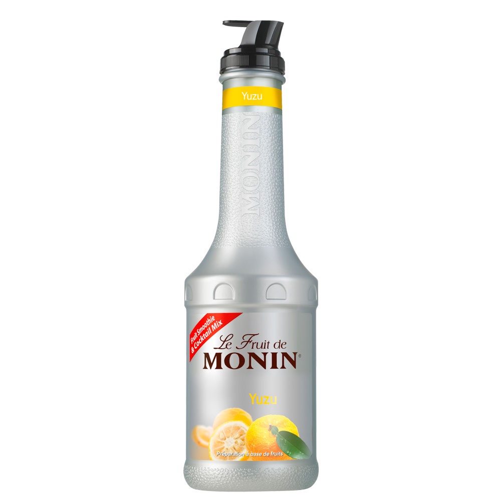 Mứt trái cây/ Puree/ Fruit Mix Monin yuzu chai 1L. Hàng công ty có sẵn giao ngay