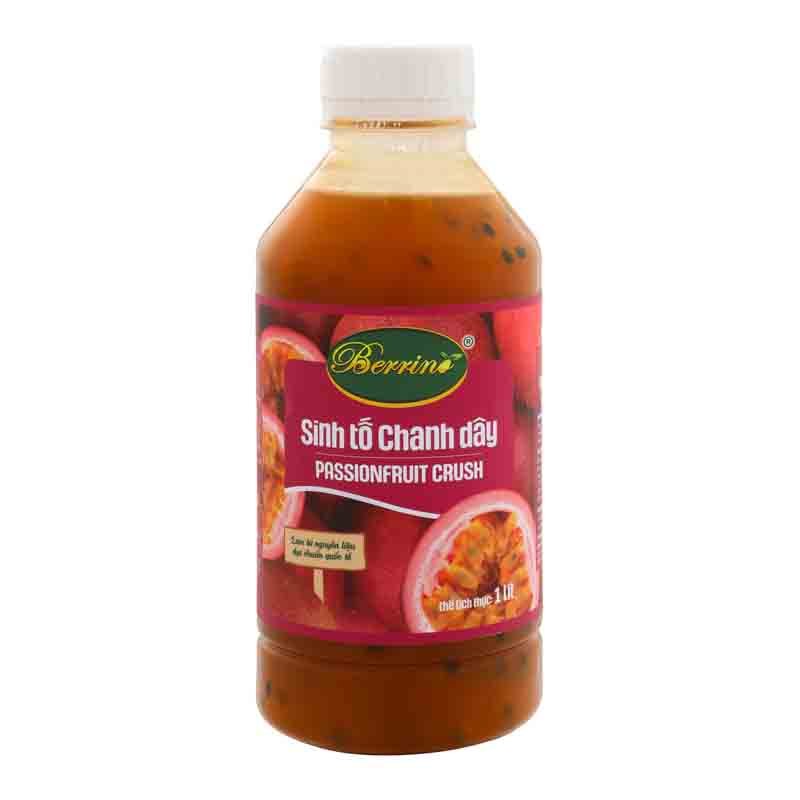 Sinh tố Berrino Chanh dây chai 1L