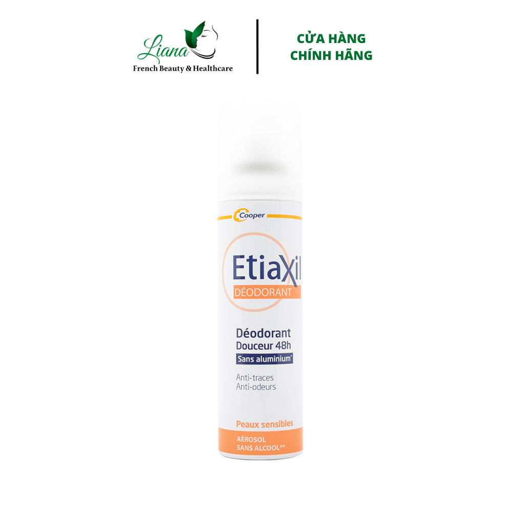 Xịt khử mùi etiaxil dạng phun sương 48h màu cam 150ml