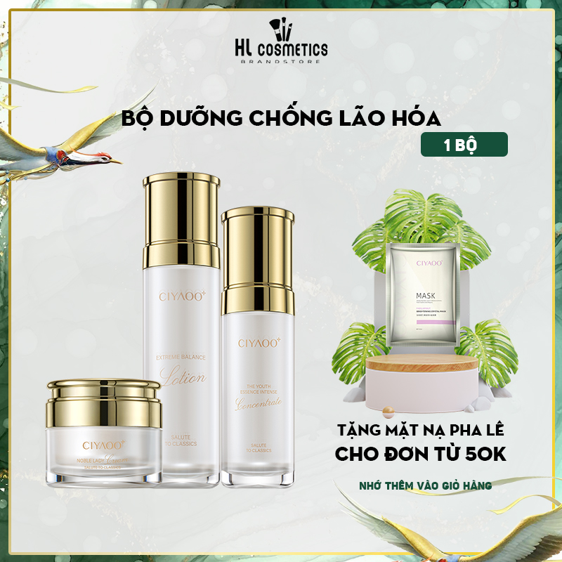 Bộ 3 chăm sóc da cho mọi loại da dưỡng trắng phục hồi tế bào 38g/120ml/30ml