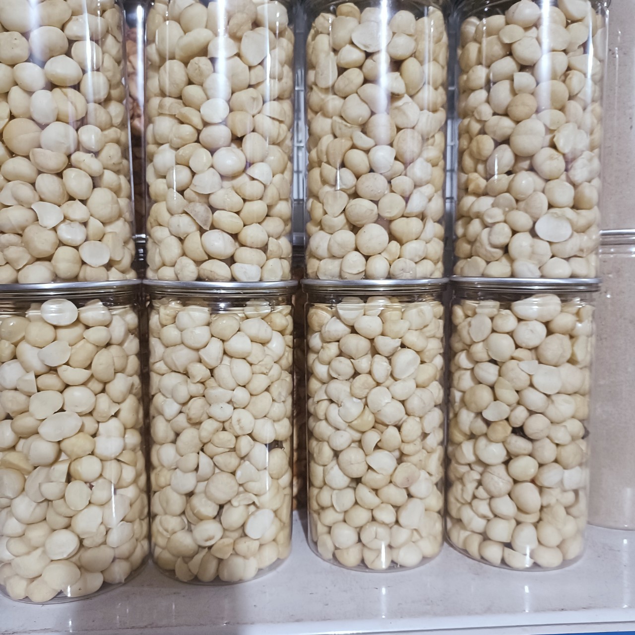 Nhân macca sấy đóng lon 500gr