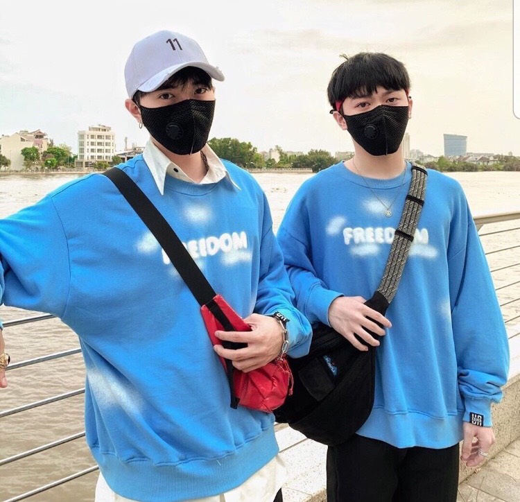 Áo nỉ hoodie nam nữu freesize form rộng tay dài, áo đôi mùa đông unisex cá tính [NỈ FREE]