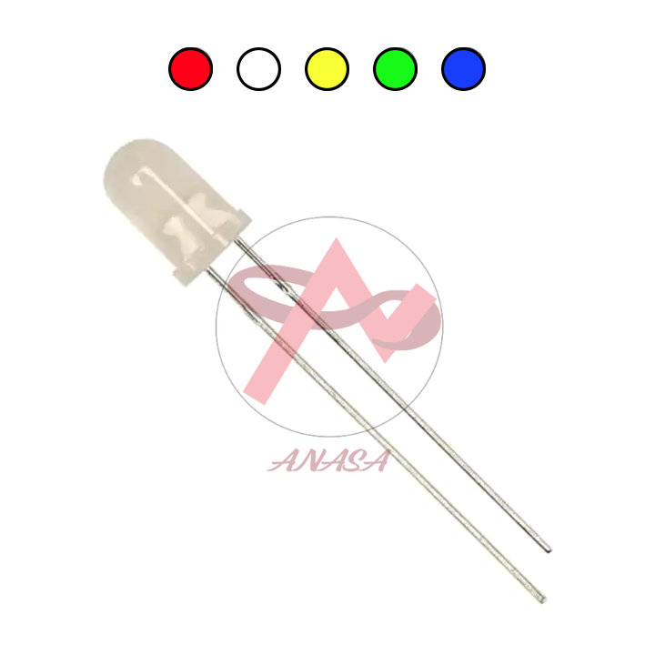 Led đục phi 5mm, phi 3mm - gói 10 con