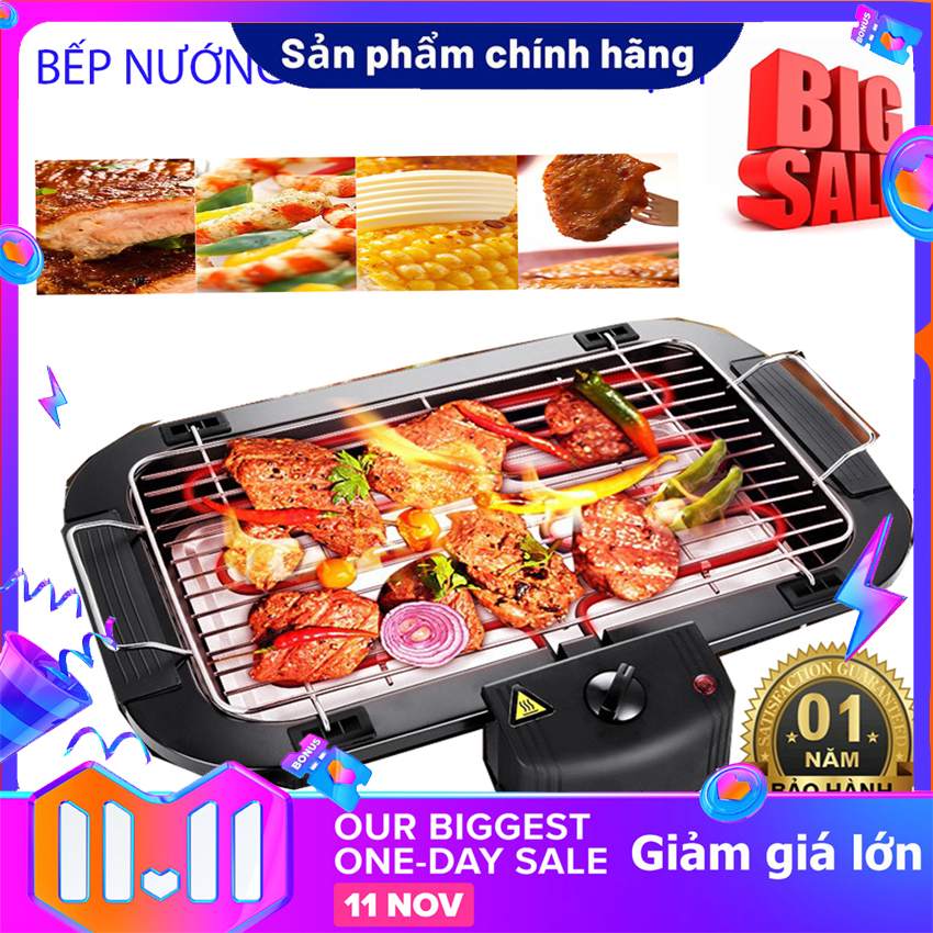 Bếp nướng điện không khói MONO - Bảo hành 1 năm - bếp nướng không khói, bếp nướng điện, lò nướng điện đa năng, bếp nướng điện đa năng, vỉ nướng điện, máy nướng thịt, đồ gia dụng trong nhà
