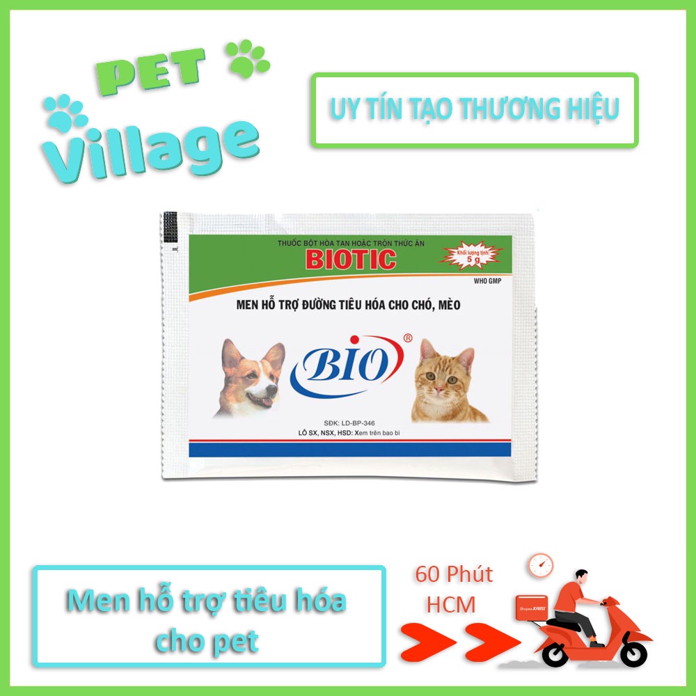 Bio Biotic - Men Tiêu Hóa Hỗ Trợ Đường Tiêu Hóa Cho Thú Cưng