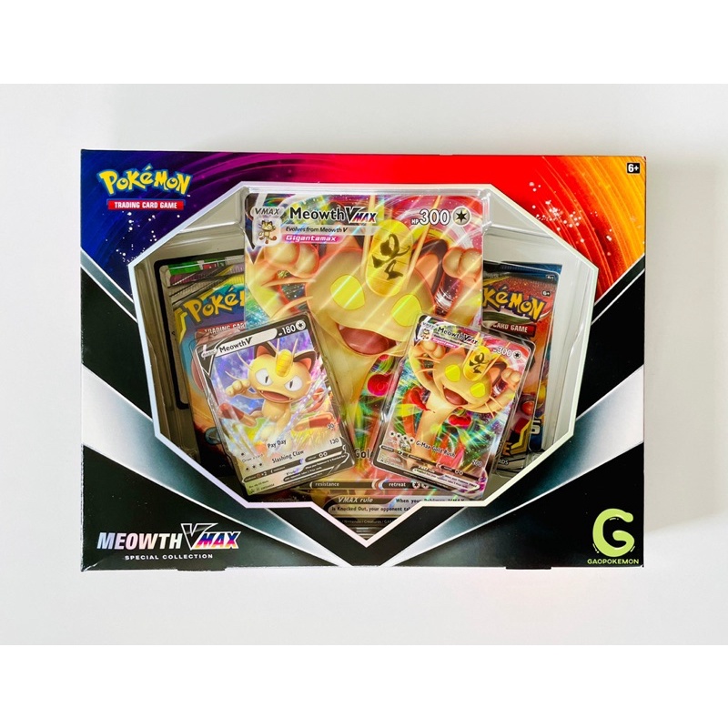 Hộp 4 gói bài Pokemon TCG - Meowth Vmax Special Collection