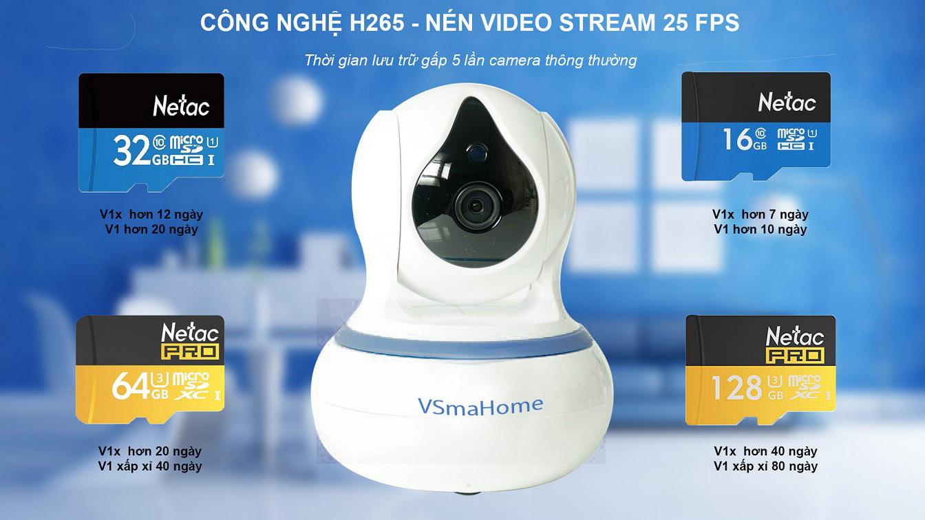Camera ip wifi vsmahome v1x - full hd 1080p