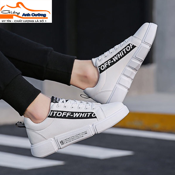 Giày sneaker nam trắng mới nhất Hot Trend  (Anh Cường)