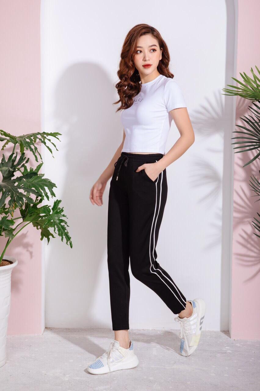 Quần jogger hai sọc nhí vnxk