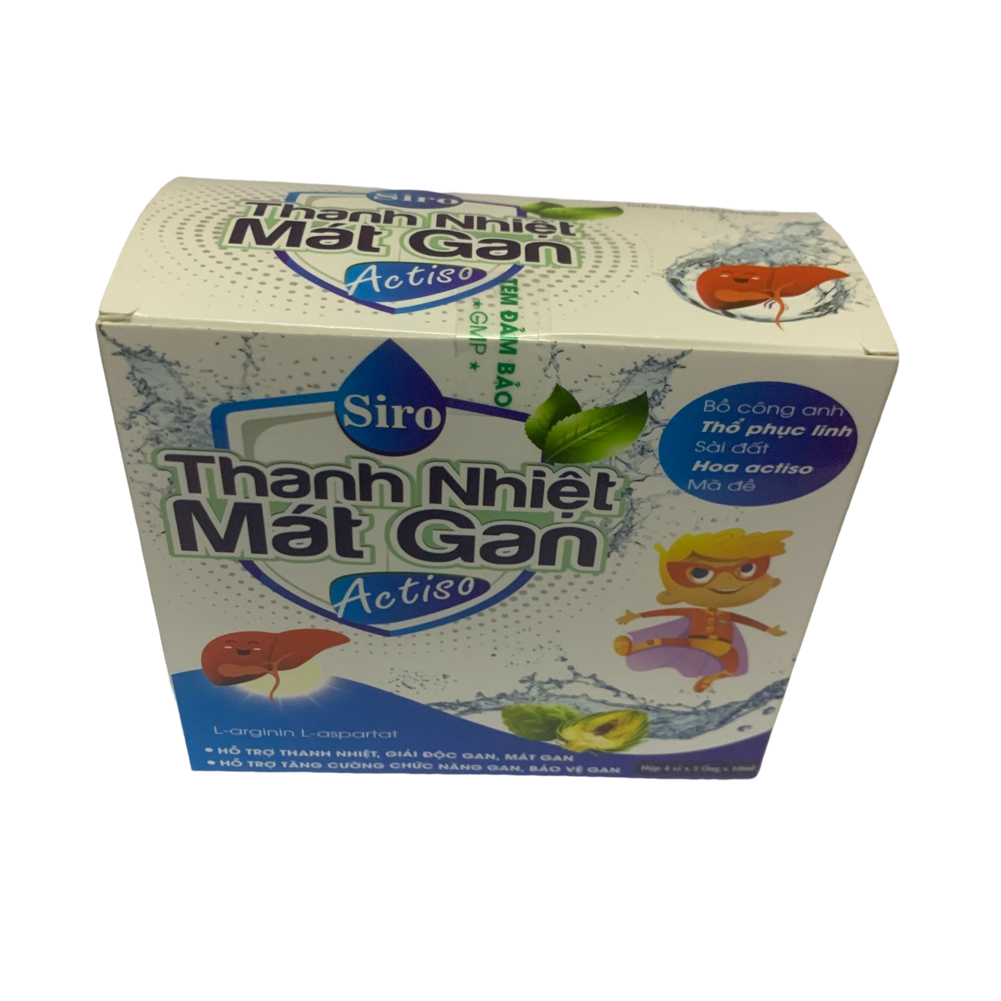 Siro thanh nhiệt mát gan actiso hỗ trợ thanh nhiệt, mát gan, giải độc gan, bảo vệ gan - dược phẩm bách lộc